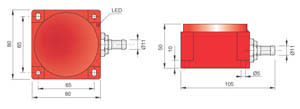 AECO - SIQ80-CE50 PNP NO+NC