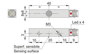 AECO - SIPC8-C2 PNP NO H1 SIP000036