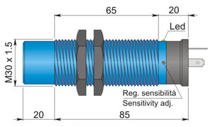AECO - SC30P-AE25 NO/NC K CAP000025