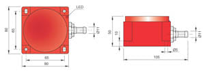 AECO - SIQ80-CE50 NPN NO+NC