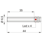 AECO - SI6.5-DC2 PNP NC H1 S