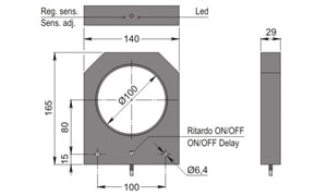 AECO - SIA100-CE PNP NO+NC R