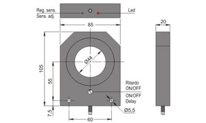 AECO - SIA44-CE PNP NO+NC R