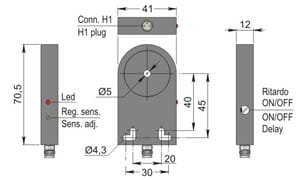 AECO - SIA05-CE NPN NO H1 R