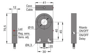 AECO - SIA15-CE PNP NO+NC R SIA000142