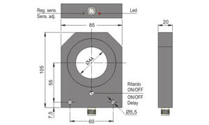 AECO - SIA44-CE PNP NO+NC H R SIA000154