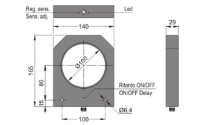 AECO - SIA100-CE NPN NO+NC H R SIA000135