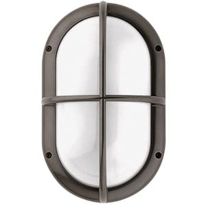 GOCCIA - KASKO OVALE GRIGLIA AV 60W E27 BI