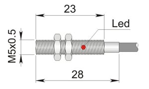 AECO - SI5-C0.8 NPN NC I45000009