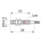 AECO - SI5-C0.8 NPN NC I45000009