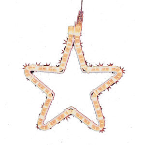 ARTELETA INTERNATIONAL - FIGURA LUMINOSA  STELLA  BIANCA