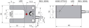 AECO - FT13-CF NPN NO