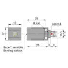AECO - SIP17-CE5 NPN NC H1