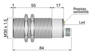 AECO - SC30SM-C20 PNP NO+NC H