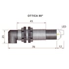 AECO - FT18EL-CR NPN NO+NC 90