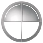 GOCCIA - MASCHERA NERVATA JACK TONDA NERA 2214NE