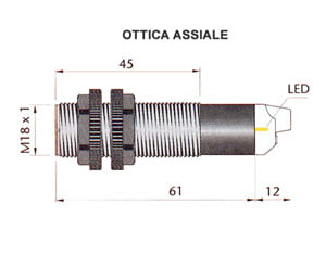 AECO - FT18EL-CP PNP NO+NC LC5