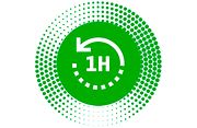 1H
